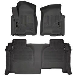 Chevrolet Silverado 1500 Double Cab WeatherBeater Front & 2nd Row Floor Liners 2019 - 2023 / 9403