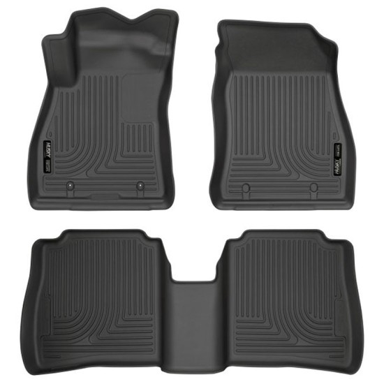 Nissan Sentra One WeatherBeater Front & 2nd Row Floor Liners 2014 - 2019 / 9563 Nissan Sentra One WeatherBeater Front & 2nd Row Floor Liners 2014 - 2019 / 9563