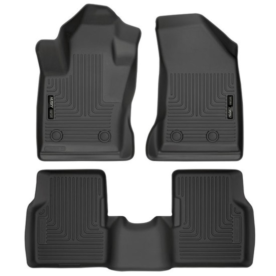 Jeep Compass WeatherBeater Front & 2nd Row Floor Liners 2017 - 2022 / 9568 Jeep Compass WeatherBeater Front & 2nd Row Floor Liners 2017 - 2022 / 9568