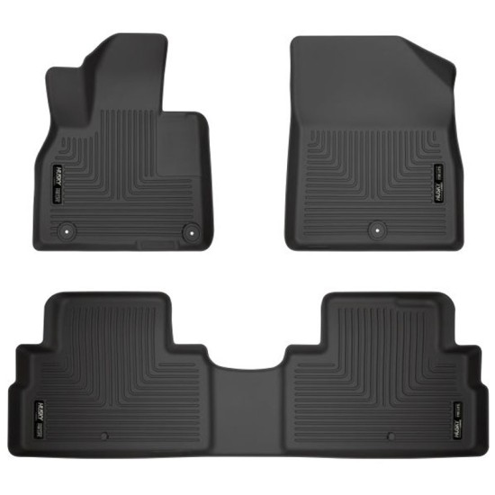 Hyundai Palisade WeatherBeater Front & 2nd Row Floor Liners 2020 - 2022 / 9571