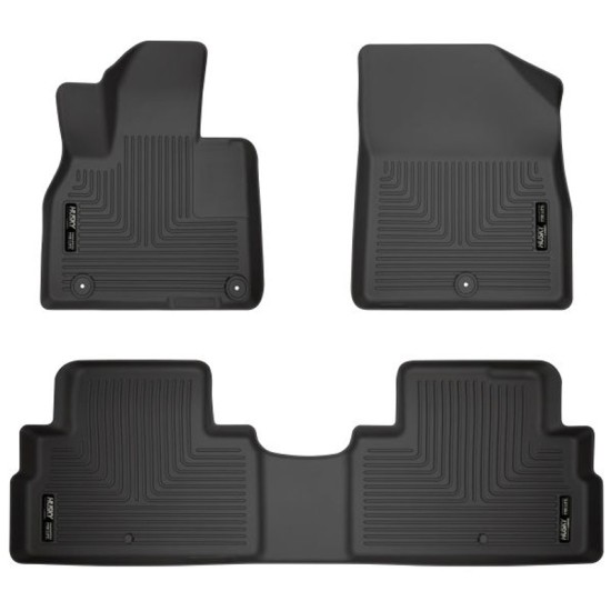 Hyundai Palisade WeatherBeater Front & 2nd Row Floor Liners 2020 - 2022 / 9571 Hyundai Palisade WeatherBeater Front & 2nd Row Floor Liners 2020 - 2022 / 9571