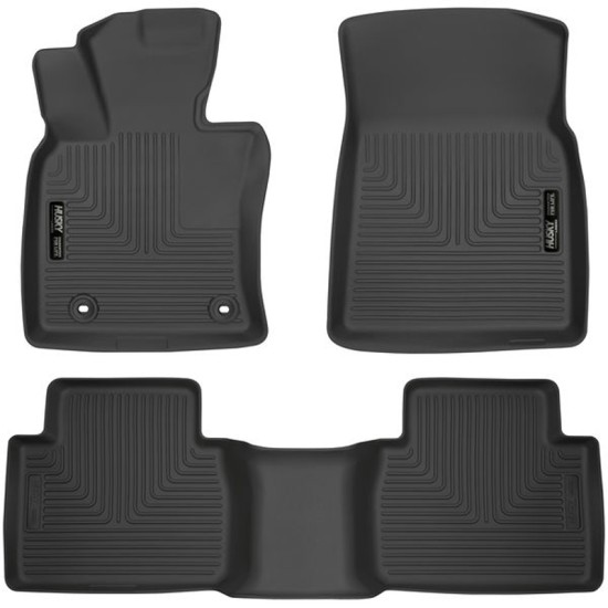 Toyota Camry LE WeatherBeater Front & 2nd Row Floor Liners 2018 - 2022 / 9573