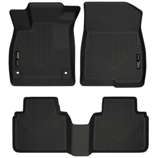 Honda Accord 4 Door WeatherBeater Front & 2nd Row Floor Liners 2018 - 2021 / 9574 Honda Accord 4 Door WeatherBeater Front & 2nd Row Floor Liners 2018 - 2021 / 9574