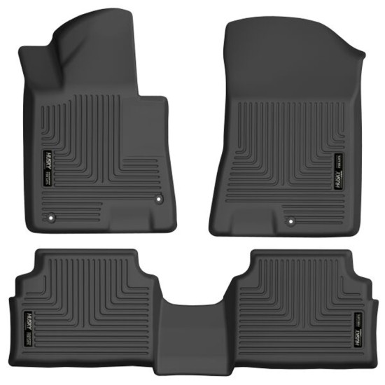 Hyundai Sonata WeatherBeater Front & 2nd Row Floor Liners 2020 - 2022 / 9577 Hyundai Sonata WeatherBeater Front & 2nd Row Floor Liners 2020 - 2022 / 9577