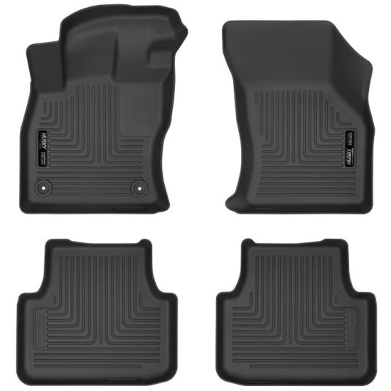 Volkswagen Jetta Sedan WeatherBeater Front & 2nd Row Floor Liners 2019 - 2021 / 9583 Volkswagen Jetta Sedan WeatherBeater Front & 2nd Row Floor Liners 2019 - 2021 / 9583