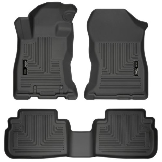 Subaru Forester WeatherBeater Front & 2nd Row Floor Liners 2019 - 2021 / 9589
