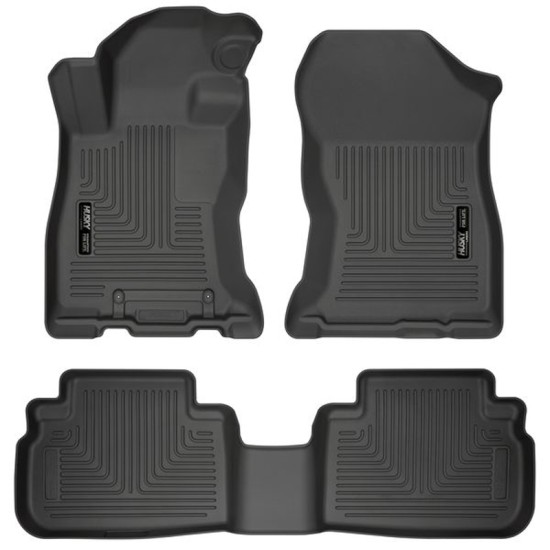 Subaru Forester WeatherBeater Front & 2nd Row Floor Liners 2019 - 2021 / 9589 Subaru Forester WeatherBeater Front & 2nd Row Floor Liners 2019 - 2021 / 9589