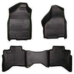 Dodge Ram 1500 Quad Cab WeatherBeater Front & 2nd Row Floor Liners 2002 - 2008 / 9803