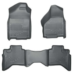 Dodge Ram 1500 Quad Cab WeatherBeater Front & 2nd Row Floor Liners 2002 - 2008 / 9803