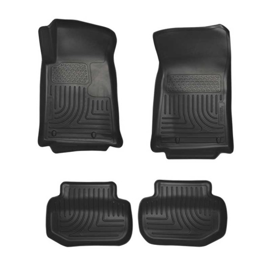 Chevrolet Camaro Convertible WeatherBeater Front & 2nd Row Floor Liners 2011 - 2015 / 9812 Chevrolet Camaro Convertible WeatherBeater Front & 2nd Row Floor Liners 2011 - 2015 / 9812