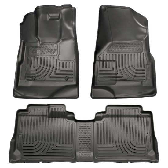 Cadillac SRX WeatherBeater Front & 2nd Row Floor Liners 2010 - 2016 / 9814