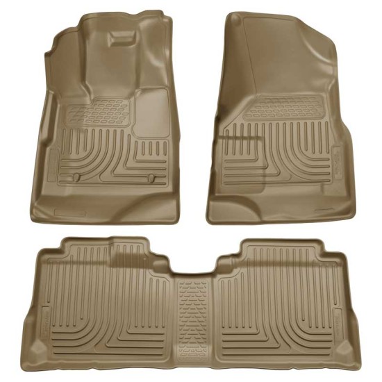 Cadillac SRX WeatherBeater Front & 2nd Row Floor Liners 2010 - 2016 / 9814 Cadillac SRX WeatherBeater Front & 2nd Row Floor Liners 2010 - 2016 / 9814