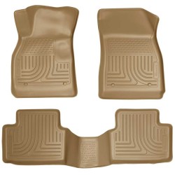 Chevrolet Malibu WeatherBeater Front & 2nd Row Floor Liners 2013 - 2015 / 9819