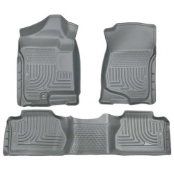 Chevrolet Silverado 1500 LTZ Extended Cab WeatherBeater Front & 2nd Row Floor Liners 2007 / 9821