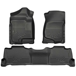 Cadillac Escalade WeatherBeater Front & 2nd Row Floor Liners 2007 - 2014 / 9825