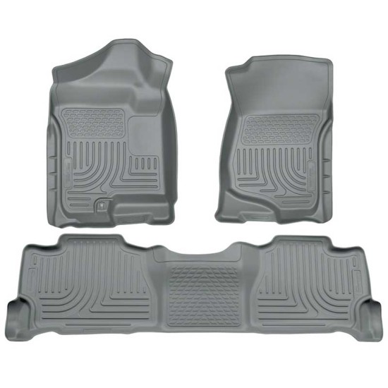 GMC Yukon WeatherBeater Front & 2nd Row Floor Liners 2007 - 2014 / 9825