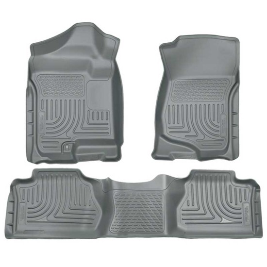 GMC Yukon XL 1500 WeatherBeater Front & 2nd Row Floor Liners 2007 - 2014 / 9826