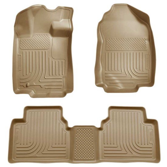Ford Fusion WeatherBeater Front & 2nd Row Floor Liners 2010 - 2012 / 9836