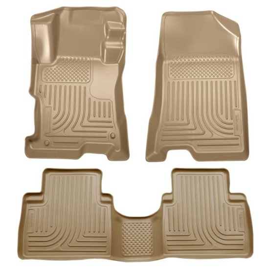 Honda Accord 4 Door WeatherBeater Front & 2nd Row Floor Liners 2008 - 2012 / 9840 Honda Accord 4 Door WeatherBeater Front & 2nd Row Floor Liners 2008 - 2012 / 9840