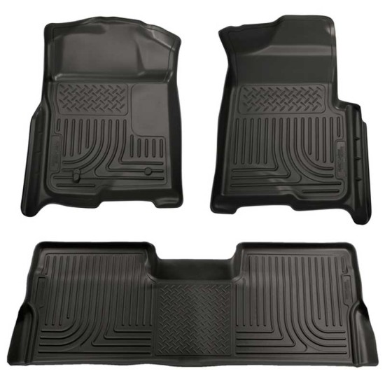 Honda Pilot WeatherBeater Front & 2nd Row Floor Liners 2009 - 2015 / 9842 Honda Pilot WeatherBeater Front & 2nd Row Floor Liners 2009 - 2015 / 9842