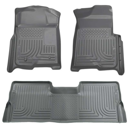 Honda Pilot WeatherBeater Front & 2nd Row Floor Liners 2009 - 2015 / 9842 Honda Pilot WeatherBeater Front & 2nd Row Floor Liners 2009 - 2015 / 9842