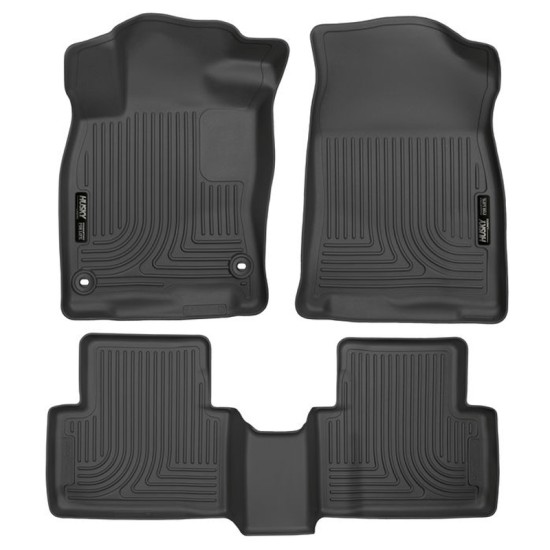Honda Civic Hatchback WeatherBeater Front & 2nd Row Floor Liners 2017 - 2020 / 9846