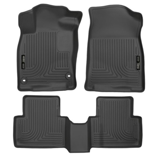 Honda Civic Coupe WeatherBeater Front & 2nd Row Floor Liners 2016 - 2020 / 9846 Honda Civic Coupe WeatherBeater Front & 2nd Row Floor Liners 2016 - 2020 / 9846