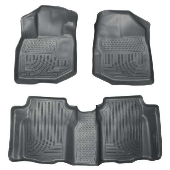 Honda Fit WeatherBeater Front & 2nd Row Floor Liners 2009 - 2013 / 9849 Honda Fit WeatherBeater Front & 2nd Row Floor Liners 2009 - 2013 / 9849