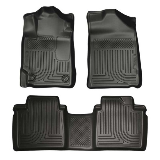 Toyota Camry WeatherBeater Front & 2nd Row Floor Liners 2007 - 2011 / 9851 Toyota Camry WeatherBeater Front & 2nd Row Floor Liners 2007 - 2011 / 9851