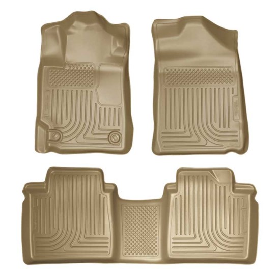 Toyota Camry WeatherBeater Front & 2nd Row Floor Liners 2007 - 2011 / 9851 Toyota Camry WeatherBeater Front & 2nd Row Floor Liners 2007 - 2011 / 9851