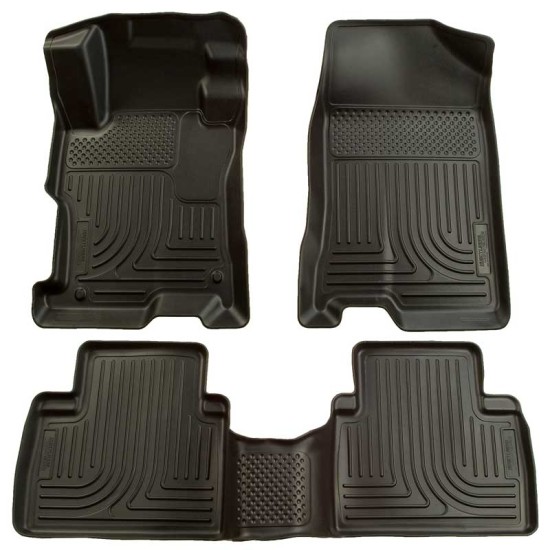 Toyota Matrix WeatherBeater Front & 2nd Row Floor Liners 2009 - 2013 / 9853 Toyota Matrix WeatherBeater Front & 2nd Row Floor Liners 2009 - 2013 / 9853