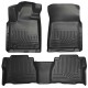 Toyota Tundra Double Cab WeatherBeater Front & 2nd Row Floor Liners 2010 - 2011 / 9858