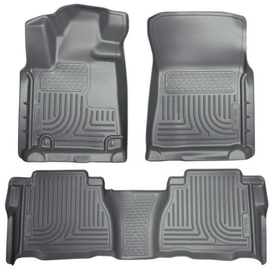 Toyota Tundra Double Cab WeatherBeater Front & 2nd Row Floor Liners 2010 - 2011 / 9858 Toyota Tundra Double Cab WeatherBeater Front & 2nd Row Floor Liners 2010 - 2011 / 9858
