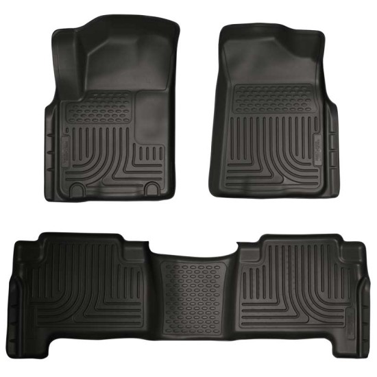 Infiniti QX56 WeatherBeater Front & 2nd Row Floor Liners 2011 - 2013 / 9861 Infiniti QX56 WeatherBeater Front & 2nd Row Floor Liners 2011 - 2013 / 9861