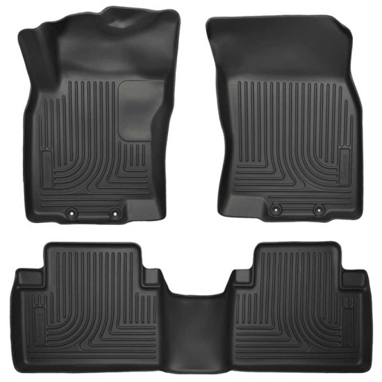 Nissan Rogue WeatherBeater Front & 2nd Row Floor Liners 2014 - 2020 / 9867 Nissan Rogue WeatherBeater Front & 2nd Row Floor Liners 2014 - 2020 / 9867