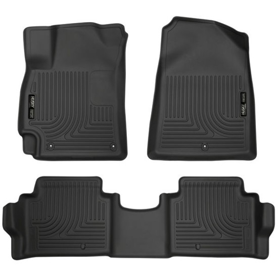 Hyundai Elantra WeatherBeater Front & 2nd Row Floor Liners 2017 - 2020 / 9887 Hyundai Elantra WeatherBeater Front & 2nd Row Floor Liners 2017 - 2020 / 9887