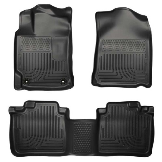 Toyota Camry WeatherBeater Front & 2nd Row Floor Liners 2012 - 2017 / 9890 Toyota Camry WeatherBeater Front & 2nd Row Floor Liners 2012 - 2017 / 9890
