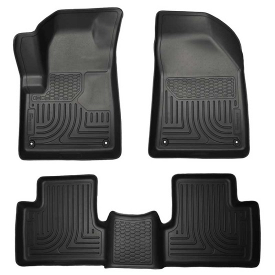 Jeep Cherokee WeatherBeater Front & 2nd Row Floor Liners 2014 - 2015 / 9903 Jeep Cherokee WeatherBeater Front & 2nd Row Floor Liners 2014 - 2015 / 9903