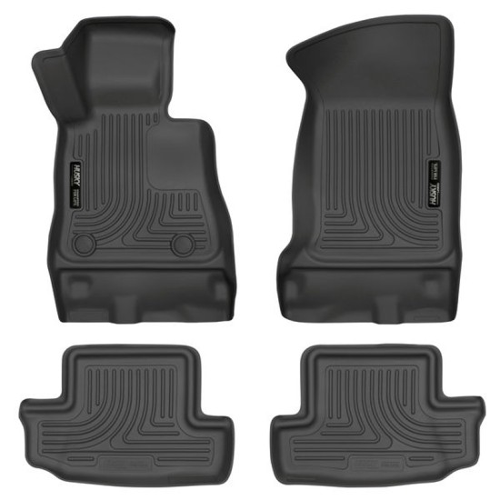 Chevrolet Camaro Convertible WeatherBeater Front & 2nd Row Floor Liners 2016 - 2022 / 9912 Chevrolet Camaro Convertible WeatherBeater Front & 2nd Row Floor Liners 2016 - 2022 / 9912