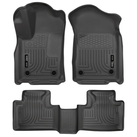 Jeep Grand Cherokee WeatherBeater Front & 2nd Row Floor Liners 2016 - 2021 / 9915 Jeep Grand Cherokee WeatherBeater Front & 2nd Row Floor Liners 2016 - 2021 / 9915