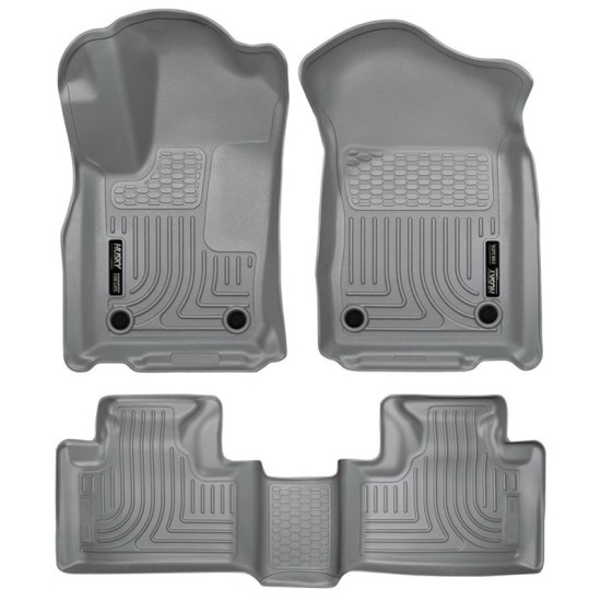 Jeep Grand Cherokee WeatherBeater Front & 2nd Row Floor Liners 2016 - 2021 / 9915 Jeep Grand Cherokee WeatherBeater Front & 2nd Row Floor Liners 2016 - 2021 / 9915