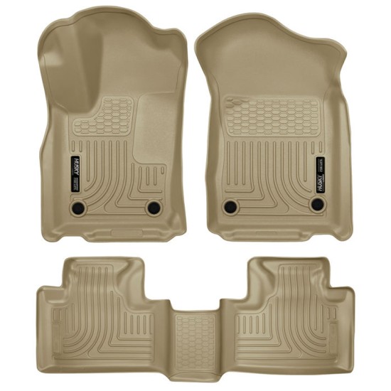 Jeep Grand Cherokee WeatherBeater Front & 2nd Row Floor Liners 2016 - 2021 / 9915 Jeep Grand Cherokee WeatherBeater Front & 2nd Row Floor Liners 2016 - 2021 / 9915