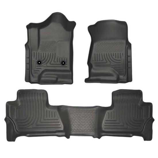 GMC Yukon XL WeatherBeater Front & 2nd Row Floor Liners 2015 - 2020 / 9921 GMC Yukon XL WeatherBeater Front & 2nd Row Floor Liners 2015 - 2020 / 9921