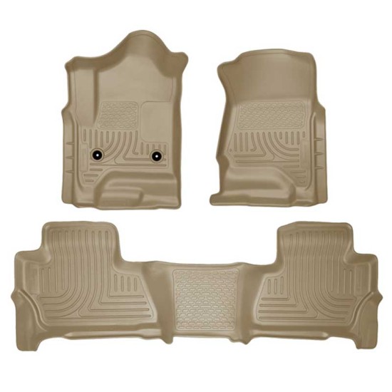 GMC Yukon XL WeatherBeater Front & 2nd Row Floor Liners 2015 - 2020 / 9921