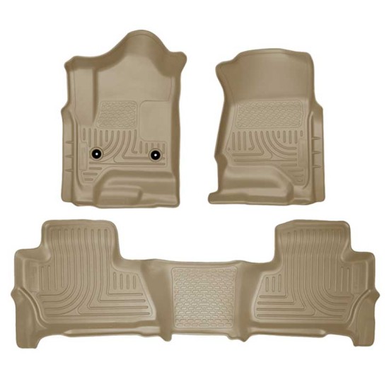 GMC Yukon XL WeatherBeater Front & 2nd Row Floor Liners 2015 - 2020 / 9921 GMC Yukon XL WeatherBeater Front & 2nd Row Floor Liners 2015 - 2020 / 9921