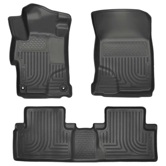 Honda Civic 4 Door WeatherBeater Front & 2nd Row Floor Liners 2014 - 2015 / 9944 Honda Civic 4 Door WeatherBeater Front & 2nd Row Floor Liners 2014 - 2015 / 9944