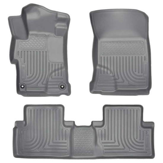 Honda Civic 4 Door WeatherBeater Front & 2nd Row Floor Liners 2014 - 2015 / 9944 Honda Civic 4 Door WeatherBeater Front & 2nd Row Floor Liners 2014 - 2015 / 9944