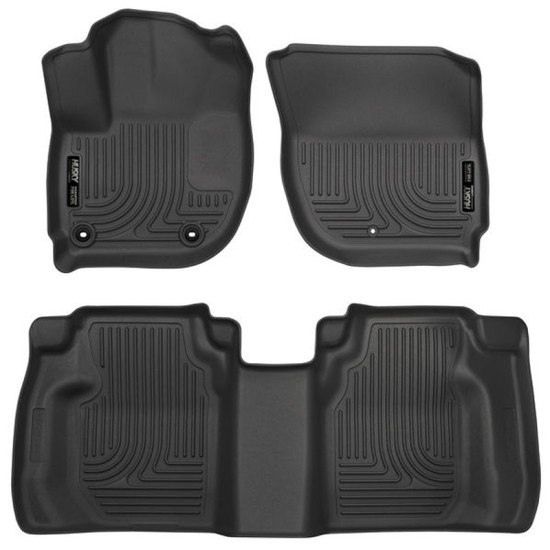 Honda Fit  WeatherBeater Front & 2nd Row Floor Liners 2015 - 2020 / 9949