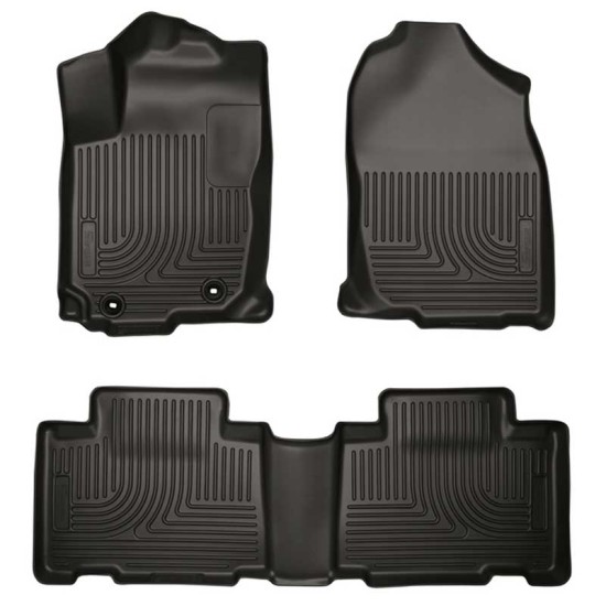 Toyota Corolla WeatherBeater Front & 2nd Row Floor Liners 2014 - 2019 / 9952 Toyota Corolla WeatherBeater Front & 2nd Row Floor Liners 2014 - 2019 / 9952