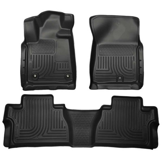 Toyota Tundra Double Cab WeatherBeater Front & 2nd Row Floor Liners 2014 - 2021 / 9956 Toyota Tundra Double Cab WeatherBeater Front & 2nd Row Floor Liners 2014 - 2021 / 9956